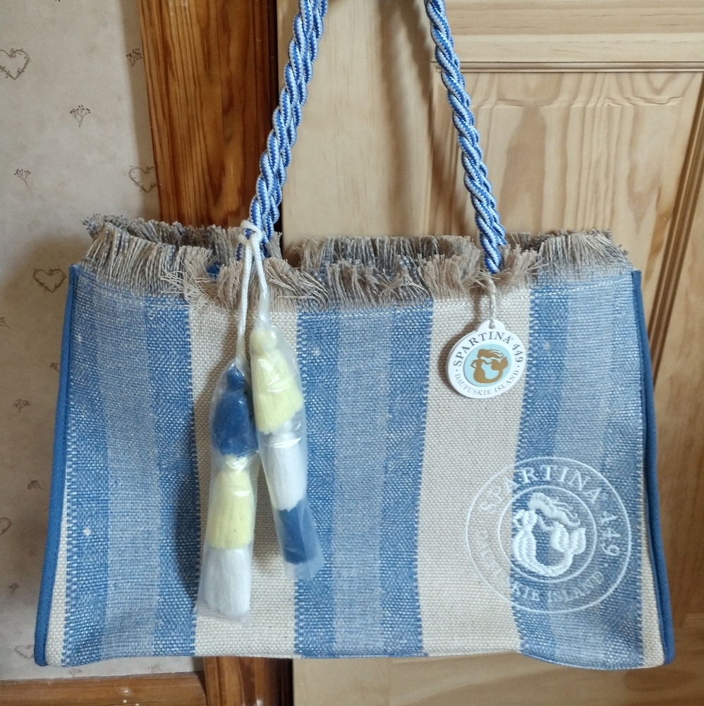 Spartina 449 Seacoast Tote Oyster Alley